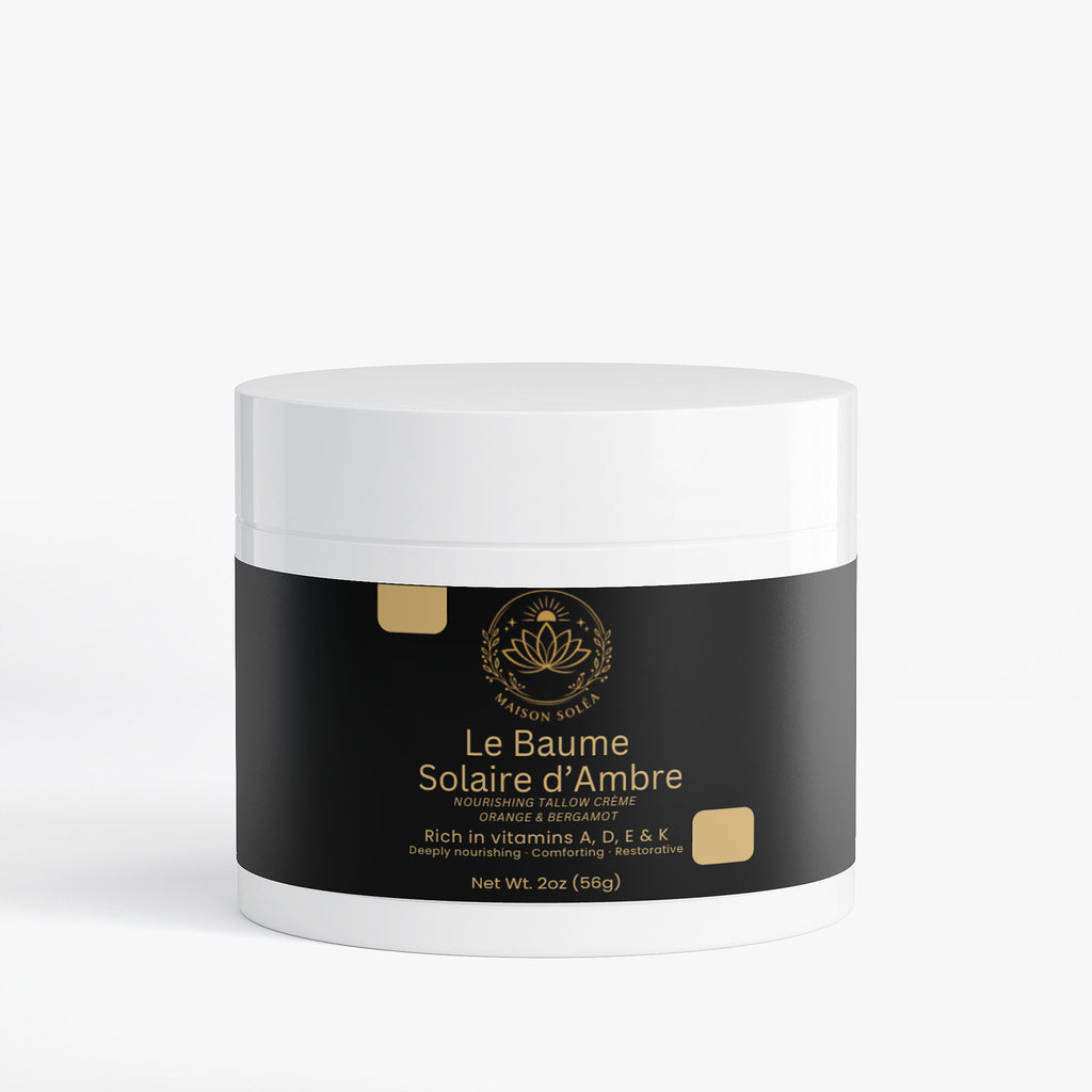 Le Baume Solaire d’Ambre - Nourishing Tallow Crème · Orange & Bergamot