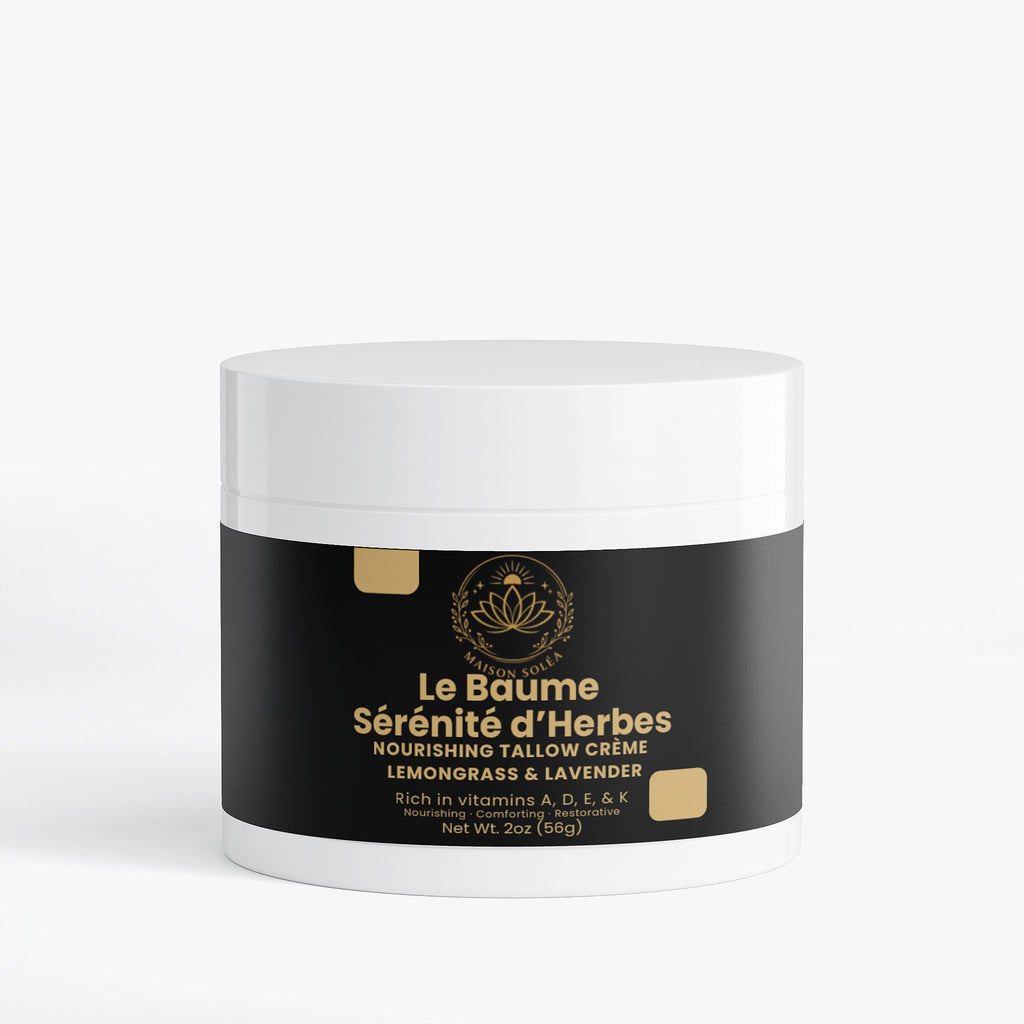 Le Baume Sérénité d’Herbes - Nourishing Tallow Crème · Lemongrass & Lavender