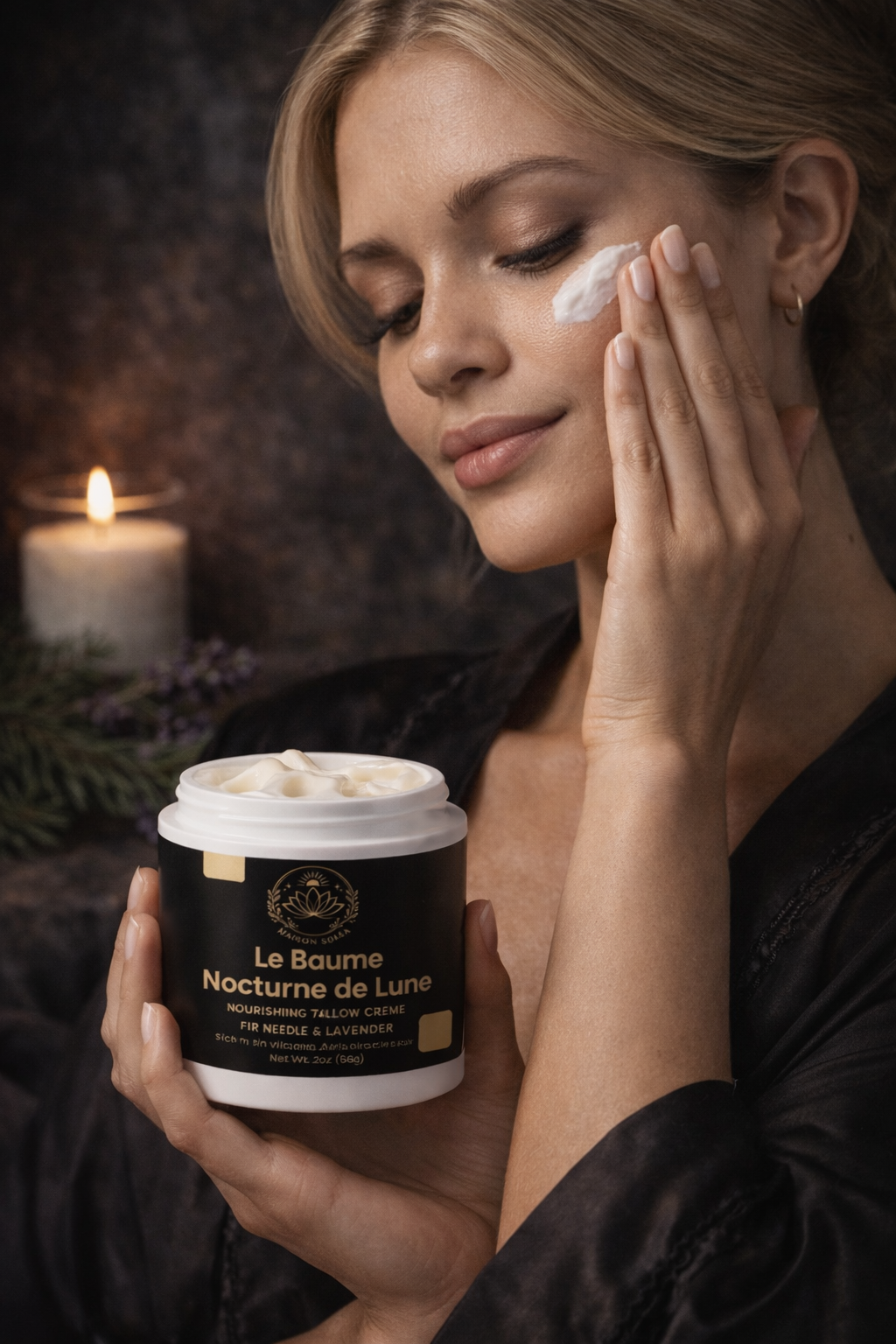 Le Baume Nocturne de Lune - Nourishing Tallow Crème · Fir Needle & Lavender